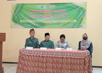 Pembinaan Emis, Sipdar-PQ dan Heregistrasi Insentif Guru Ngaji