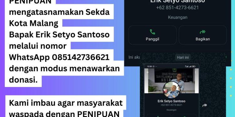 Guru Ngaji: Waspada!, Penipuan Atasnama Sekda Guru Ngaji: Waspada!, Penipuan Atasnama Sekda